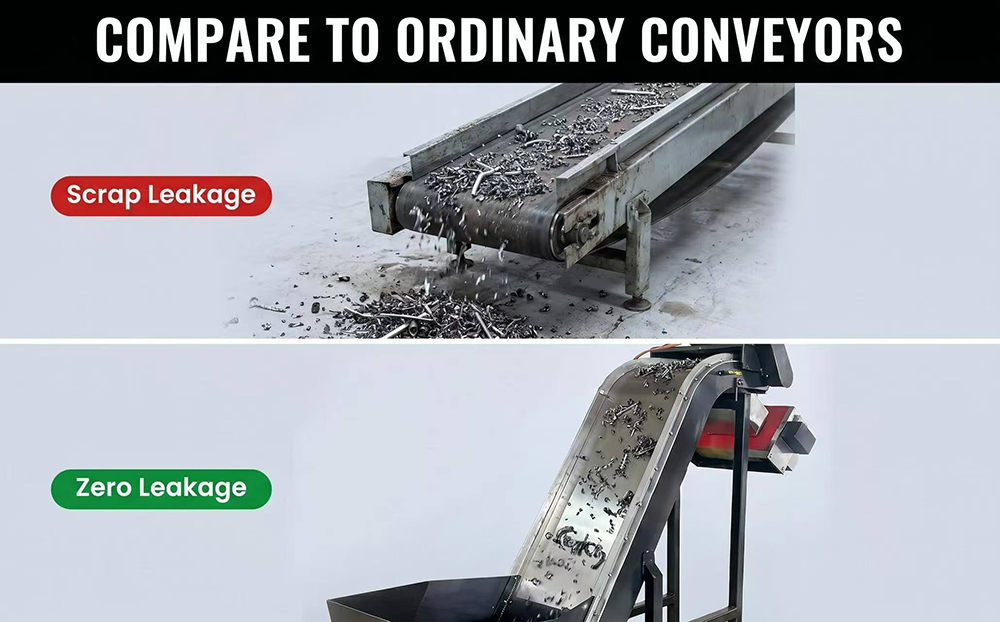Lathe Scraper Chip Conveyor Скребковый конвейер для стружки