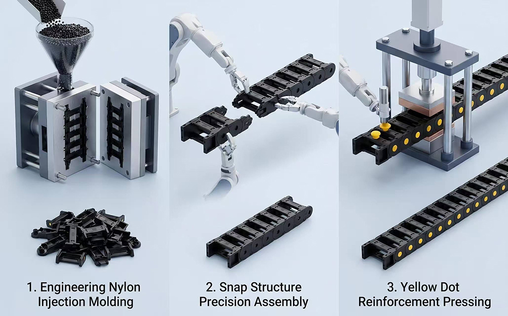 Lathe Plastic Drag Chain Пластиковая буксировочная цепь