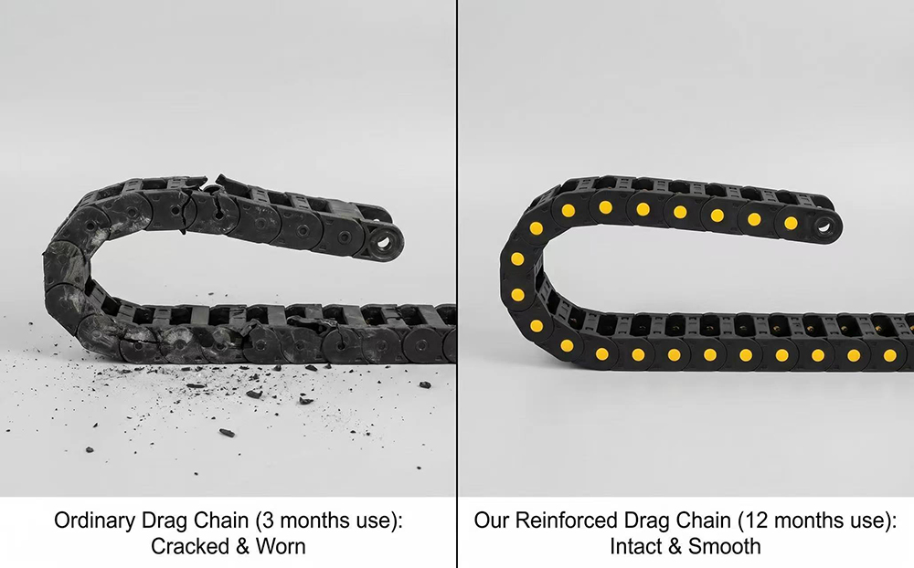 Plastic Cable Protection Chain Пластиковая цепь для защиты кабеля Токарный станок
